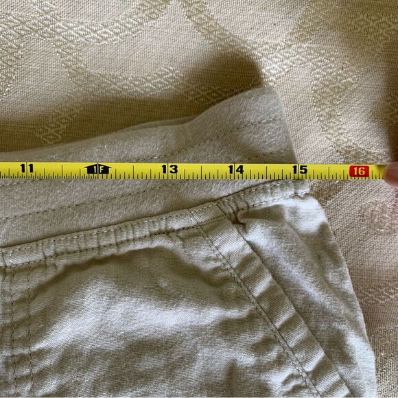 J. Jill Cream Ankle Cropped Pants Cotton Blend Size 4 - Picture 6 of 10